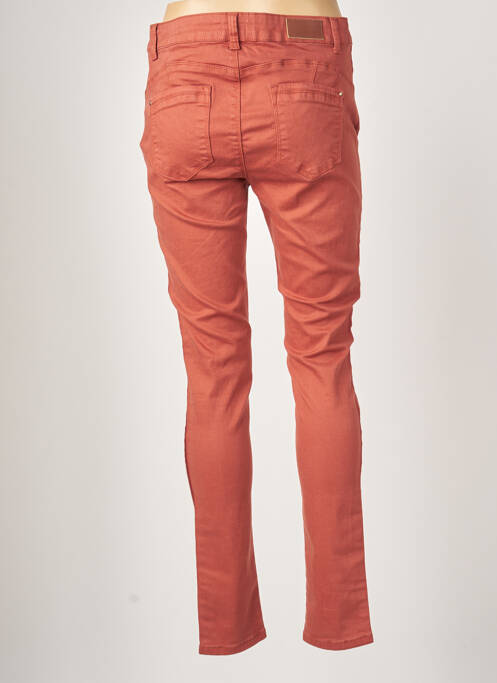 Pantalon slim orange C'EST BEAU LA VIE pour femme