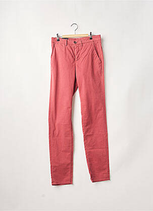 Pantalon droit stretch taille normale rouge CAMBRIDGE homme