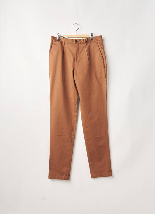 Pantalon droit stretch taille normale marron ODB homme