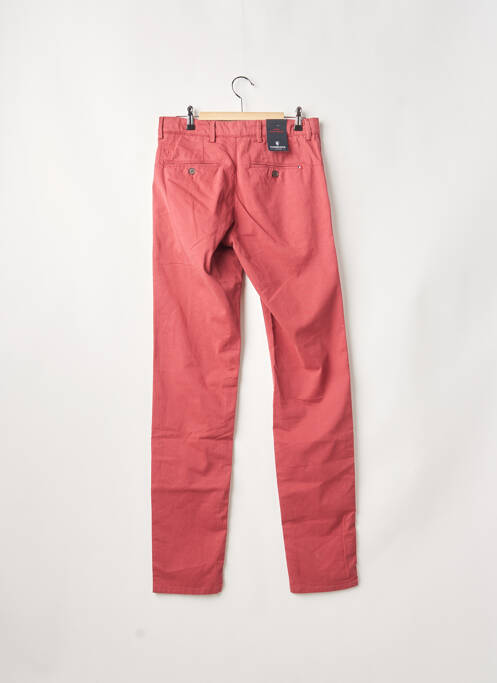 Pantalon droit stretch taille normale rouge CAMBRIDGE homme