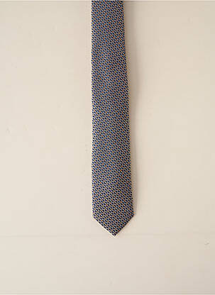 Cravate tissage métallisé bleu ODB homme