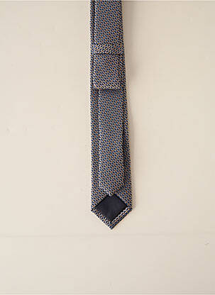 Cravate tissage métallisé bleu ODB homme