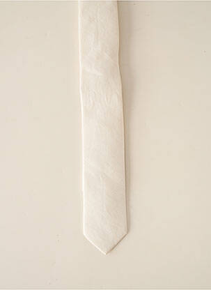 Cravate tissage texturé blanc ODB homme