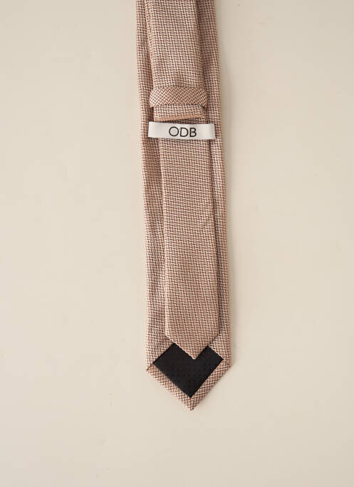 Cravate beige ODB homme