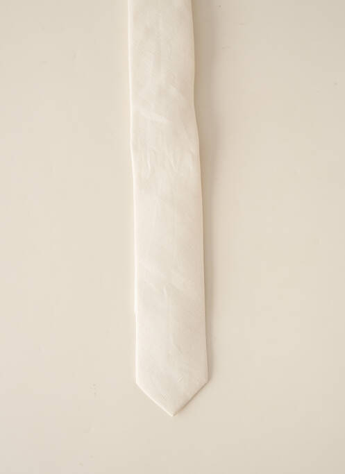 Cravate blanc ODB pour homme