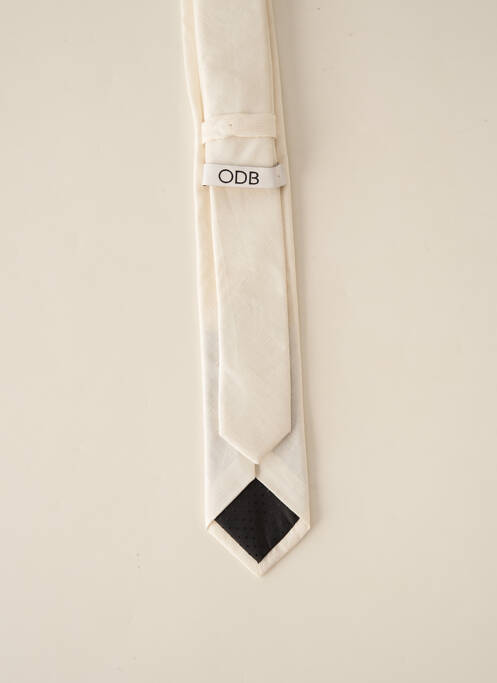 Cravate blanc ODB pour homme