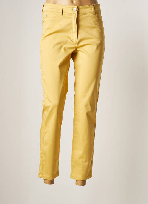 Pantalon slim jaune OLSEN pour femme