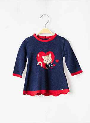 Robe pull bleu MAYORAL pour fille