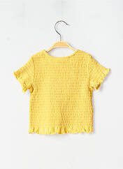 T-shirt jaune MAYORAL pour fille seconde vue