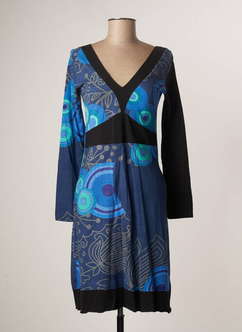 Robe mi-longue bleu ALLER SIMPLEMENT pour femme