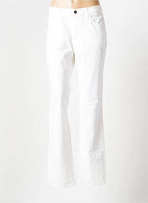Pantalon droit blanc KANOPE pour femme