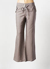 Pantalon large gris A.C.B. pour femme seconde vue