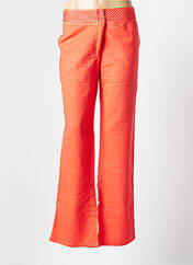 Pantalon large orange A BELLE BY J.E CREATION pour femme seconde vue