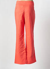 Pantalon large orange A BELLE BY J.E CREATION pour femme seconde vue