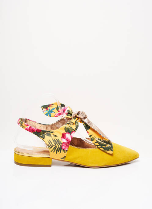 Sandales/Nu pieds jaune EMILIE KARSTON pour femme