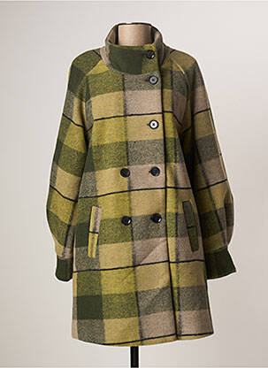 Manteau long vert OBJECT pour femme