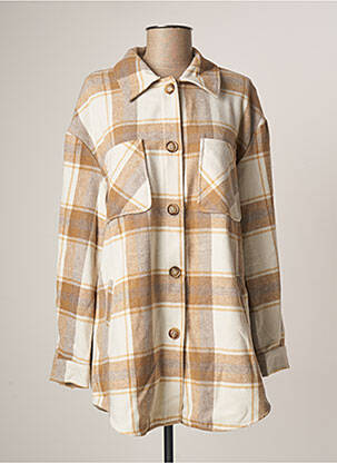 Veste casual coupe droite beige VILA femme