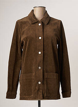 Veste casual coupe droite marron LABDIP femme