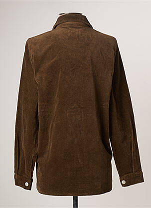Veste casual coupe droite marron LABDIP femme