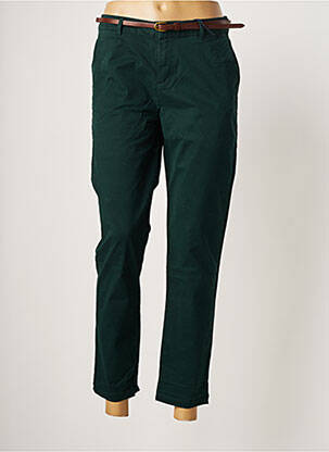 Pantalon 7/8 vert SCOTCH & SODA pour femme
