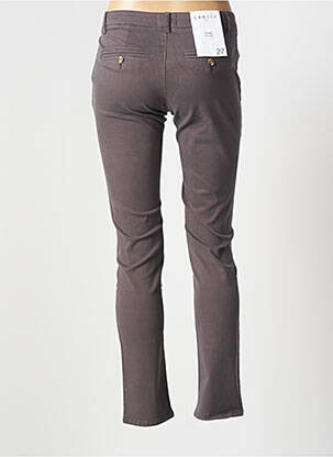 Pantalon chino taille basse taille basse gris LAB DIP PARIS femme