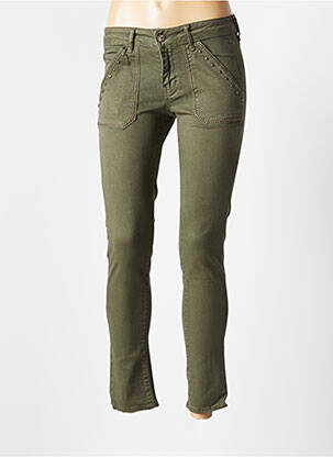 Jeans skinny vert FIVE pour femme