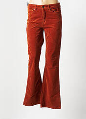 Pantalon flare orange FIVE pour femme seconde vue