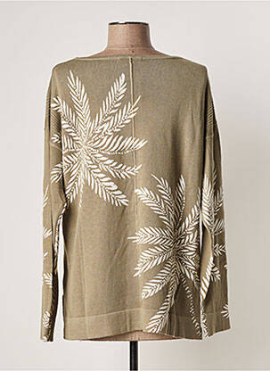 Pull coupe droite manches longues vert WHITE STUFF femme