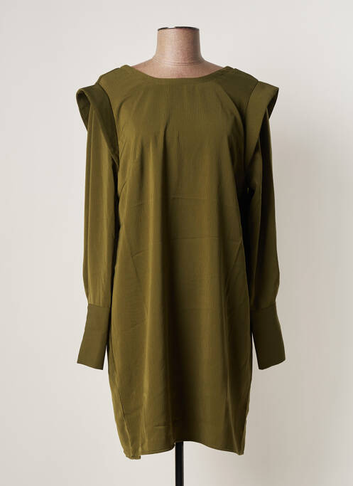 Robe courte vert CHERRY PARIS pour femme