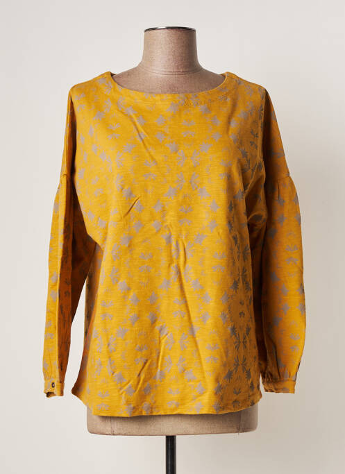 T-shirt jaune WHITE STUFF pour femme