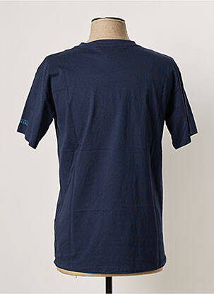 T-shirt imprimé fantaisie manches courtes bleu MY ESSENTIAL WARDROBE femme