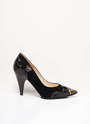 Escarpins bout pointu talon de 7 à 9cm noir LODI femme
