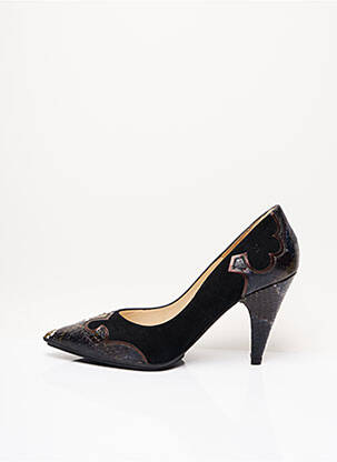 Escarpins bout pointu talon de 7 à 9cm noir LODI femme