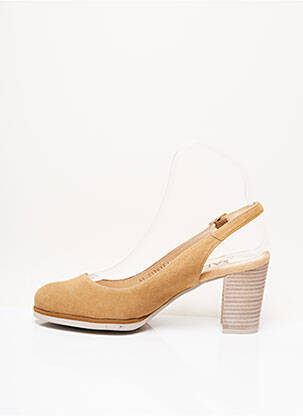Sandales/nu pieds fermeture boucle(s) talon de 7 à 9cm marron GADEA femme