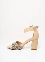 Sandales/Nu pieds beige COR BY ANDY pour femme seconde vue