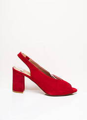 Sandales/Nu pieds rouge COR BY ANDY pour femme seconde vue