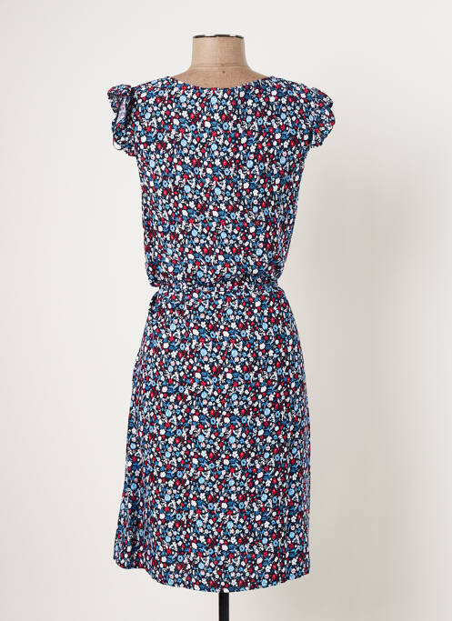 Robe mi-longue bleu C'EST BEAU LA VIE pour femme