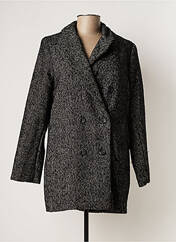 Manteau court noir ICHI pour femme seconde vue