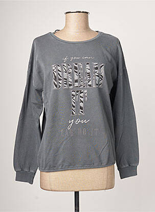 Sweat-shirt gris STREET ONE pour femme