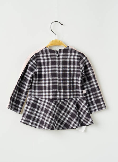 Robe mi-longue gris BOBOLI pour fille