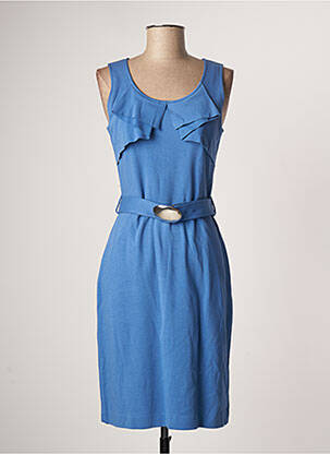 Robe mi-longue sans manche sans manche bleu RIVER WOODS femme