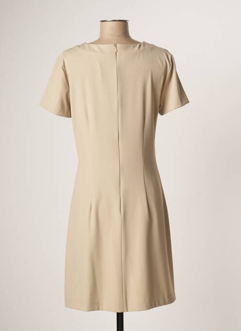 Robe mi-longue beige CRISTINA GAVIOLI pour femme