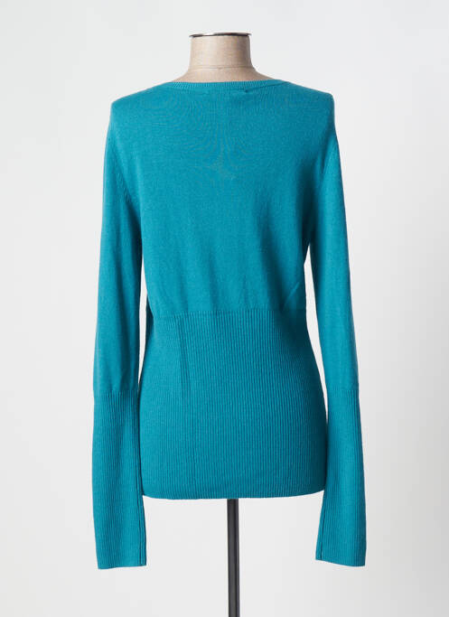 Gilet manches longues bleu GARELLA pour femme