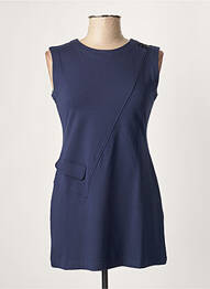 Tunique sans manche tissage jersey bleu AVENTURES DES TOILES femme