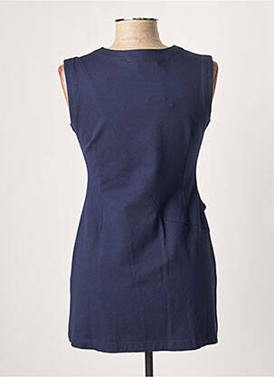Tunique sans manche tissage jersey bleu AVENTURES DES TOILES femme