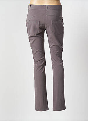 Pantalon slim stretch taille normale gris GARELLA femme