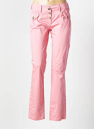 Pantalon slim taille basse taille basse rose CRISTINA GAVIOLI femme