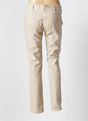 Pantalon droit taille normale taille normale beige CRISTINA GAVIOLI femme