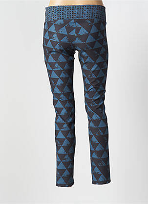 Pantalon slim stretch taille normale bleu AKHESA femme