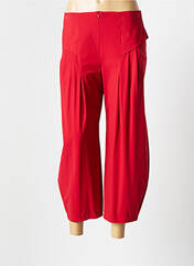 Pantalon 7/8 rouge INDIES pour femme seconde vue